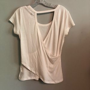 Champion Cross/Open Back Workout Shirt